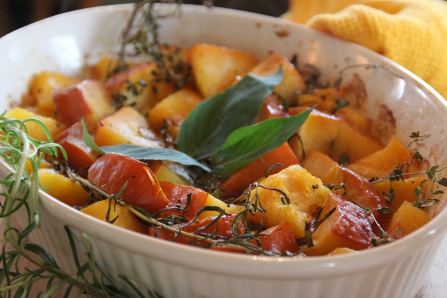 Roasted Pumpkin with Herbs