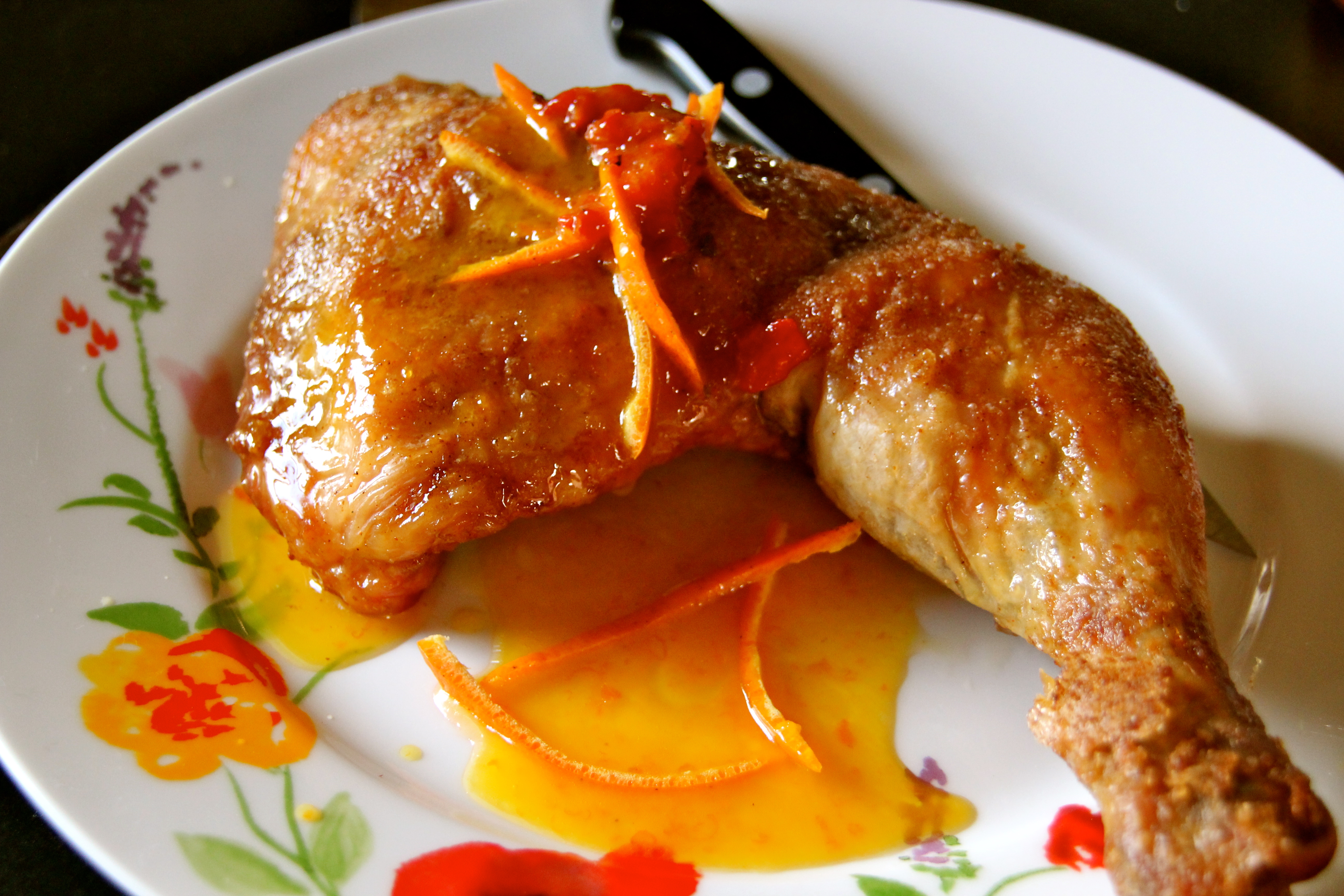 Tangerine Chicken French cuisine easy recipe