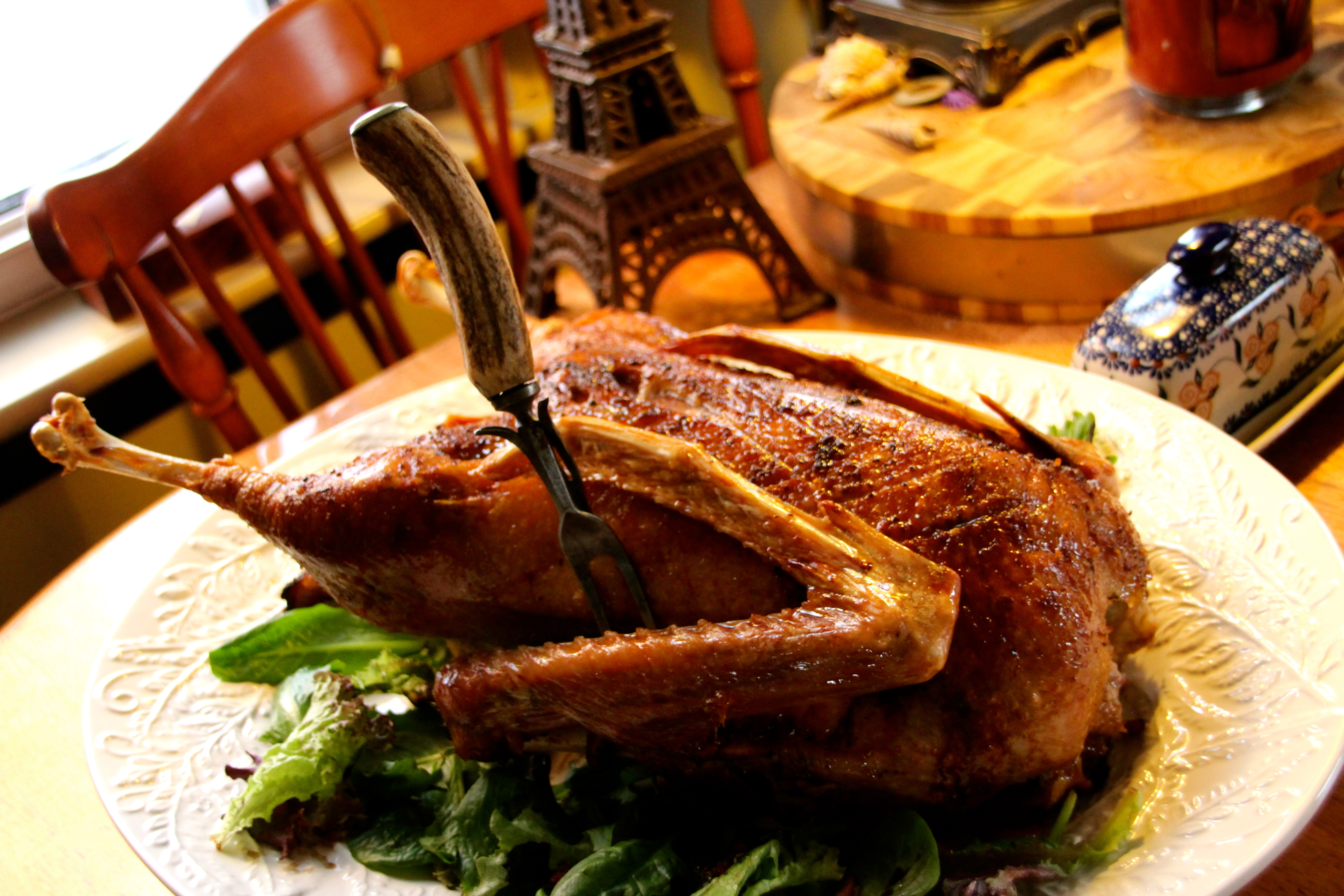 traditional roast goose French cuisine