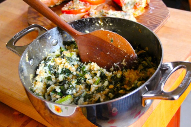 Brown Basmati Rice with Tuscan Kale
