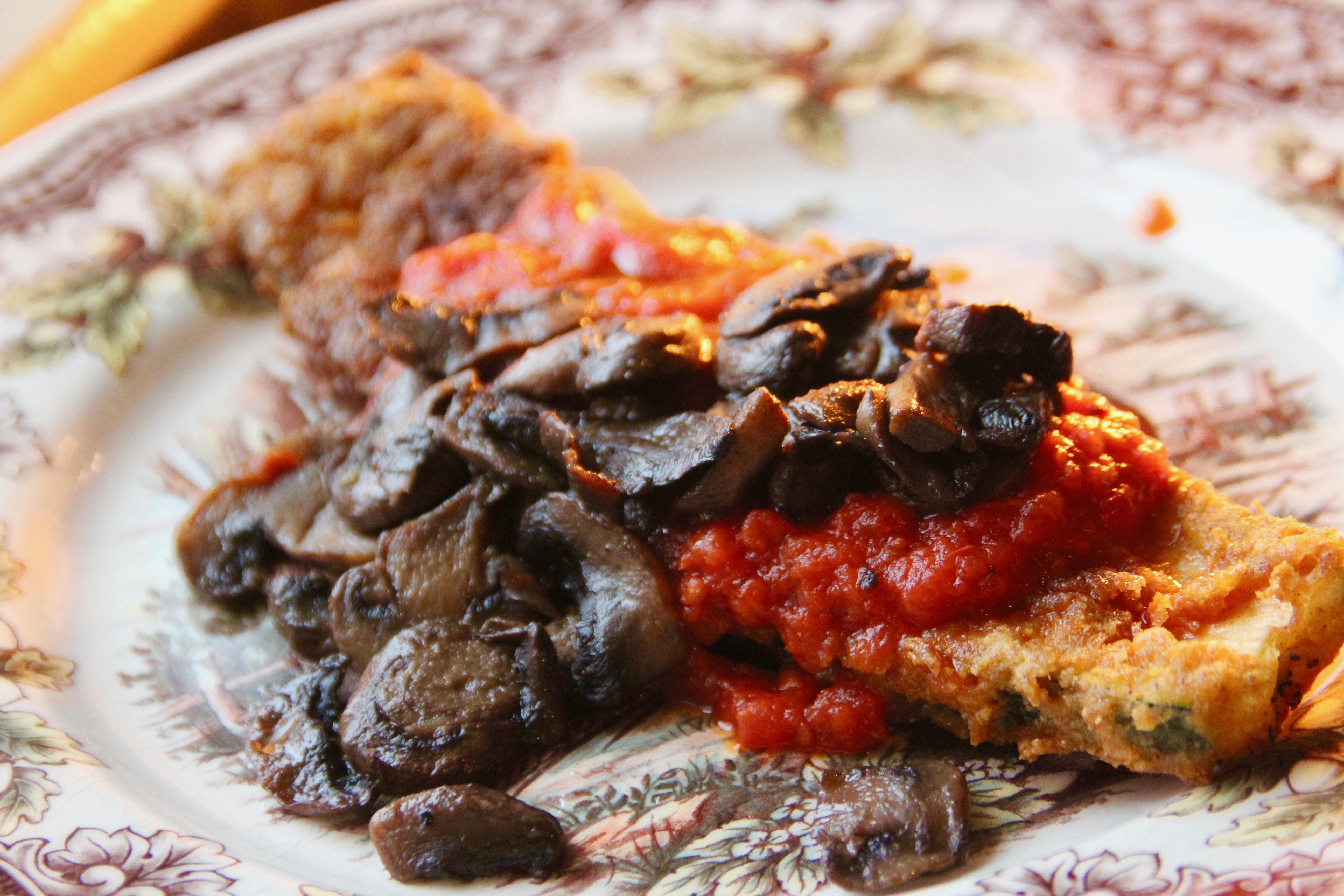 Easy recipe, zucchini, mushrooms, tomato sauce, easy weekday meal, French Cuisine